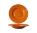 International Tableware CA-120-O - 18 oz Orange Ceramic Pasta Bowl, 12", Microwave Safe - 1 Dozen 1 image