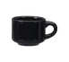 International Tableware CA-23-B China Cups, 7oz, 3-1/4" dia. x 2-1/2" H, Ceramic, Stackable - 1 Dozen 1 image
