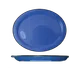 International Tableware CFN-13 Platter, 11½" x 9¼", Rolled Edge, Blue, Dishwasher Safe - 1 Dozen 1 image