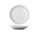 International Tableware DO-2 - 6" Round Porcelain Saucer, White, Microwave Safe - 1 Dozen 1 image