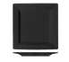 International Tableware EL-6-BL - Stoneware Plate, 6¼" x 6¼" x 5/8", Edge, Blackberry, 1 Dozen 1 image