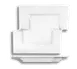 International Tableware EL-75 China Plate – 8-1/8" Form Porcelain, Bright White, Rolled Edge – 1 Dozen 1 image