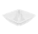 International Tableware FA-108 10oz Bright White Porcelain Bowl 8.5" x 8.5" x 2" - 1 Dozen 1 image