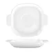 International Tableware FA-22 Porcelain Saucer 6.125" Diameter White Vitrified Safe - 1 Dozen 1 image