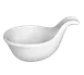 International Tableware FA-409 - 3 oz Porcelain Bowl Handle, 4" H, Dishwasher Safe - 1 Dozen 1 image