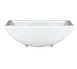 International Tableware FA-419 - 3" Rectangular Bowl, 3 Oz White Porcelain, Microwave Safe - 1 Dozen 1 image
