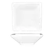 International Tableware FA-7 - 4" x 4" Fruit Dish, 7 oz White Porcelain, Dishwasher Safe - 1 Dozen 1 image