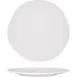 International Tableware GL-21 12" Round Porcelain Plate Bright White Curved Edge - 1 Dozen 1 image
