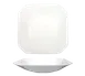 International Tableware HE-3 - Square 8" Soup Bowl, 26 oz White Bone China, Microwave Safe - 1 Dozen 1 image
