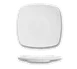 Intl Tableware IS-21 - 12"3/8" Square Bone China Plate, White, Chip‑Resistant, Microwave Safe 1 Dozen 1 image