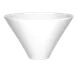 International Tableware KO-6 - 24 oz Porcelain Bowl, 6½" Dia x 3⅞" H, White, Microwave Safe - 1 Dozen 1 image