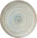 International Tableware MR-166 China Plate, 10-1/2" Porcelain, Blue & Brown Swirls, 1 Dozen 1 image