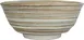 International Tableware MR-43 - 6" 2-3/4" 28oz Porcelain Bowl, Soft Blue Brown Swirls - 1 Dozen 1 image