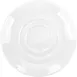 International Tableware MZ-36 - Round 4.5" Porcelain White Saucer, Dishwasher Safe - 1 Dozen 1 image