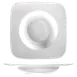 International Tableware PA-975 9" Pasta Bowl, 13oz, Square, Porcelain, Bright White, Paragon™ - 1 Dozen 1 image