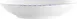 International Tableware PR-110-CB - 40 oz Round Pasta Bowl, 10" White with Blue Porcelain, - 1 Dozen 2 image