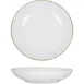 International Tableware PR-110-G - 10" Round Pasta Bowl, 40 oz 1.25 Qt Porcelain White Green, 1 Dozen 1 image