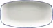 International Tableware PR-14-CB China Platter, 13-3/4" x 7-3/8", White with Blue, Porcelain - 1 Dozen 1 image