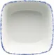International Tableware PR-31-CB - Square Fruit Dish, 6 oz (3" x 1½"), Blue Porcelain - 1 Dozen 1 image