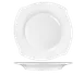 International Tableware RA-16 - 10½" Round White Porcelain Plate, Vitrified, Microwave Safe - 1 Dozen 1 image