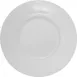 International Tableware SB-88 9" Round Plate, Wide Rim, White Porcelain Dural - 1 Dozen 1 image