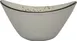 International Tableware SH-910-CR - Oval 5" Bowl, 7 oz, Dark Brown Trim, Glaze Finish - 1 Dozen 2 image