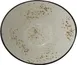 International Tableware SH-910-CR - Oval 5" Bowl, 7 oz, Dark Brown Trim, Glaze Finish - 1 Dozen 1 image