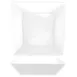 International Tableware SP-15 - Square 7 oz White Porcelain Bowl, Oven/Microwave Safe - 1 Dozen 1 image