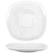 International Tableware SP-2 Square Porcelain Saucer 6.25" White Oven Dishwasher Safe - 1 Dozen 1 image