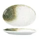 International Tableware ST-7 - Oval Stoneware China Plate, 7" x 4½" Deep, Microwave Safe - 1 Dozen 1 image