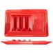 International Tableware TACO14-R Taco Prep / Hot Dog Tray 1 image
