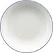 International Tableware TB-110-CB - 40 oz 1‑1/4 qt Pasta Bowl, 10" White with Blue Porcelain, 1 Dozen 1 image