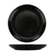 International Tableware TN-307-MB China Plate, 7-7/8" Round Coupe, Matte Black Porcelain, 1 Dozen 1 image