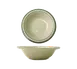 International Tableware VE-10 13oz Grapefruit Bowl, 6-5/8" Dia, 1-3/4" H, Ceramic, Green Band, 1 Dozen 1 image