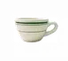International Tableware VE-37 White Ceramic 8 oz Cup, Microwave Safe - 1 Dozen 1 image