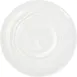 International Tableware WA-2 Saucer, 6" Porcelain, White Wave™ Finish, Fits WA-23 Cup - 1 Dozen 1 image