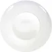 International Tableware WA-54 China Plate, 11-1/4" Round Porcelain, Bright White, Wide Rim – 1 Dozen 1 image