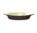 International Tableware WRO-15-B Rarebit, 15oz, 11" x 5-3/4", Ceramic, Two-Tone White/Caramel, 1 Dozen 1 image