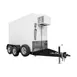 Leer 4154541 Mobile Refrigerated Trailer, 5'x10', 285 Cu. Ft., Multi-Temp 1 image