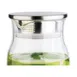 APS Germany APS 10792 - 50.75 Oz Decanter Carafe, 4"Lx5.6"Wx10.3"H, Metal Lid with Strainer - 1/Case 2 image