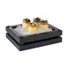 APS Germany APS 11617 - GN 1/2 Food Pan, 12-7/8"L x10-1/2"W x3-3/8"H, Black, Locking - 1/Case 2 image