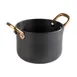 APS Germany APS 40740 - 20.2 oz Serving Pot, 4.5" Dia x 3.125" H, Grey Aluminum Finish - 1/Case 1 image