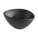 APS Germany APS 85093 - Black Melamine Bowl, 16.9 oz 0.5 qt, 7.5"L x 6.5"W x 3.5"H - 6/Case 1 image