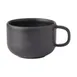 Mikasa 5275378 Obsidian Chinese Tea Cup, 9.3 oz (0.28 qt), Black, Elegant Tableware 1 image