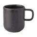 Mikasa 5275379 Obsidian Black Cup and Saucer Set, 6" Height, Elegant Tableware - MIK-5275379 1 image