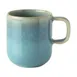 Mikasa 5275403 Hera Cup and Saucer Set, Turquoise Porcelain, Elegant Formal Dinnerware, Single Set 1 image