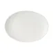 Mikasa 5292229 Bistro Blanc China Platter, 14"W Oval, Porcelain, Dishwasher Safe 1 image