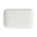 Mikasa 5292242 BISTRO Rectangular Platter, 8.19" W x 5" D x 0.91" H, White Porcelain, Rolled Edge 1 image