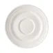 Mikasa 5309150 Melinda Espresso Saucer, 5.2" Round White Bone China Dinnerware 1 image