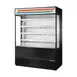True TOAM-60GS-HC~TSL01 60" Vertical Open Air Merchandiser in Black, Self-Contained, 4 Shelves 1 image